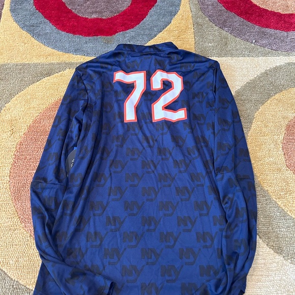 NWT New York Islanders NHL Monogram Athletic Quarter Zip Top Women’s Size Small - Picture 5 of 6